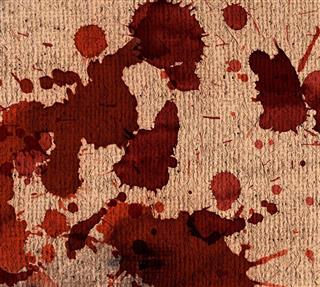 Artist Burlap Canvas Burnt Blood Stained Vignette Grunge Texture