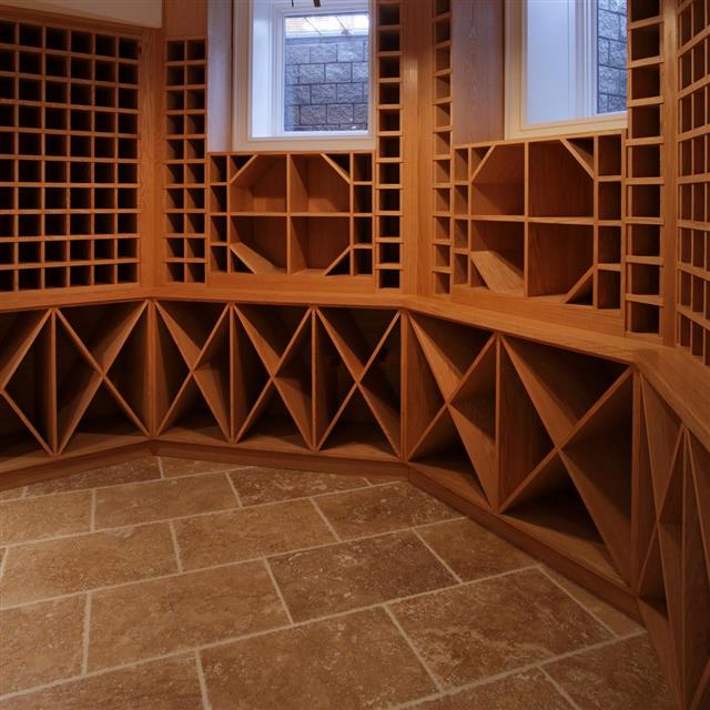 New Home wine cellar