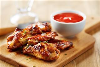 Chicken Wings with Sauce