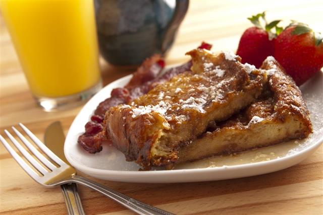 Bread pudding french toast