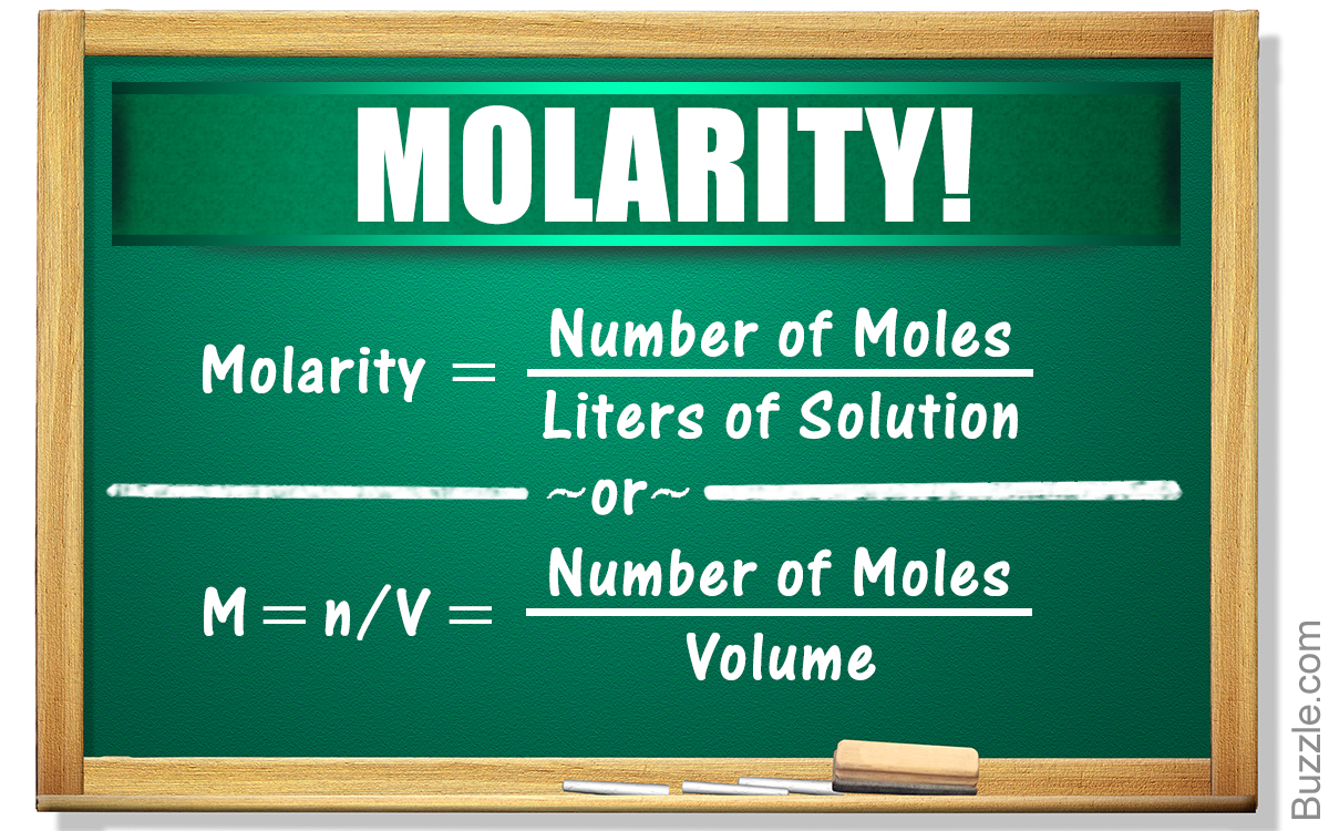 Formula molarity Molar Volume