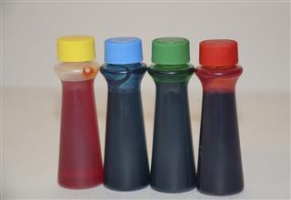 Food Coloring in plastic bottles