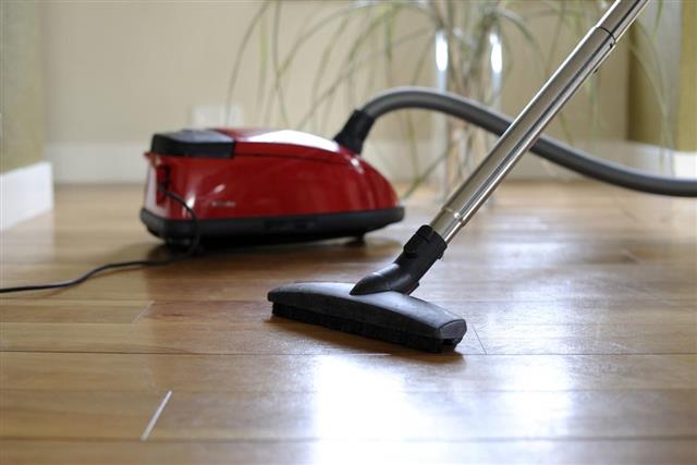 Vacuuming Floor