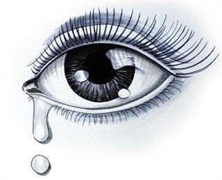 Love ends with teardrops