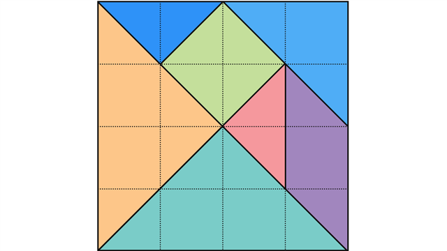 Cube tangram