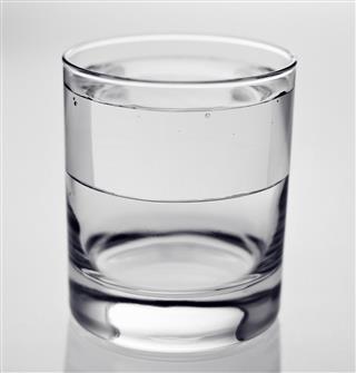Half-full glass