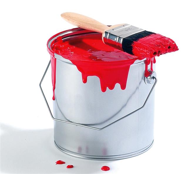 Red Paint Can