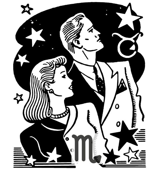 Couple With Zodiac Symbol