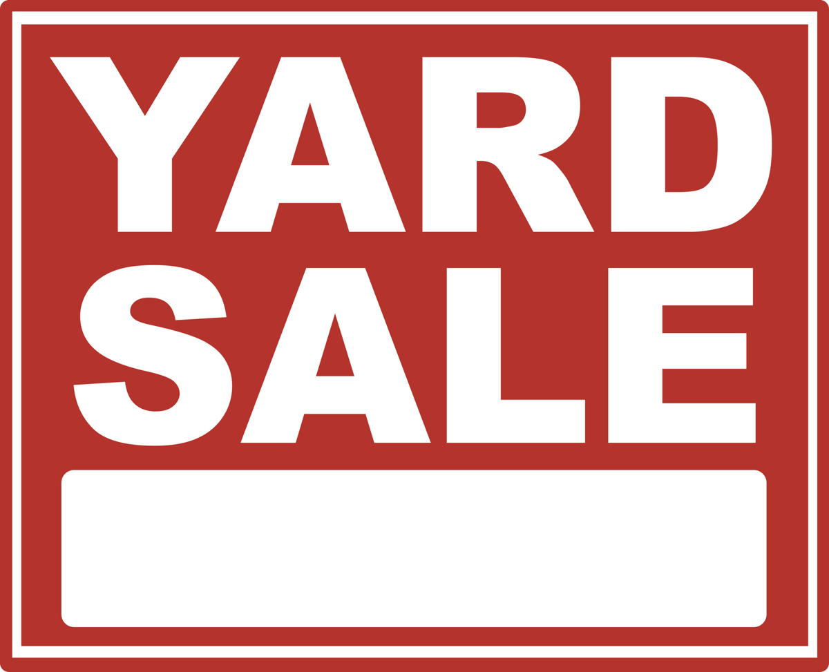 Yard Sale Sign Ideas - iBuzzle