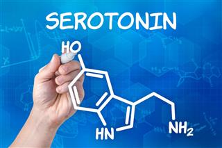 chemical formula of serotonin