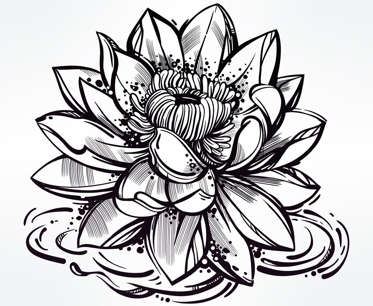 Black and Grey flowers tattoo by Remis Tattoo TattooNOW