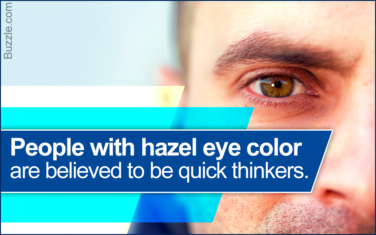 Different kinds of hazel eyes