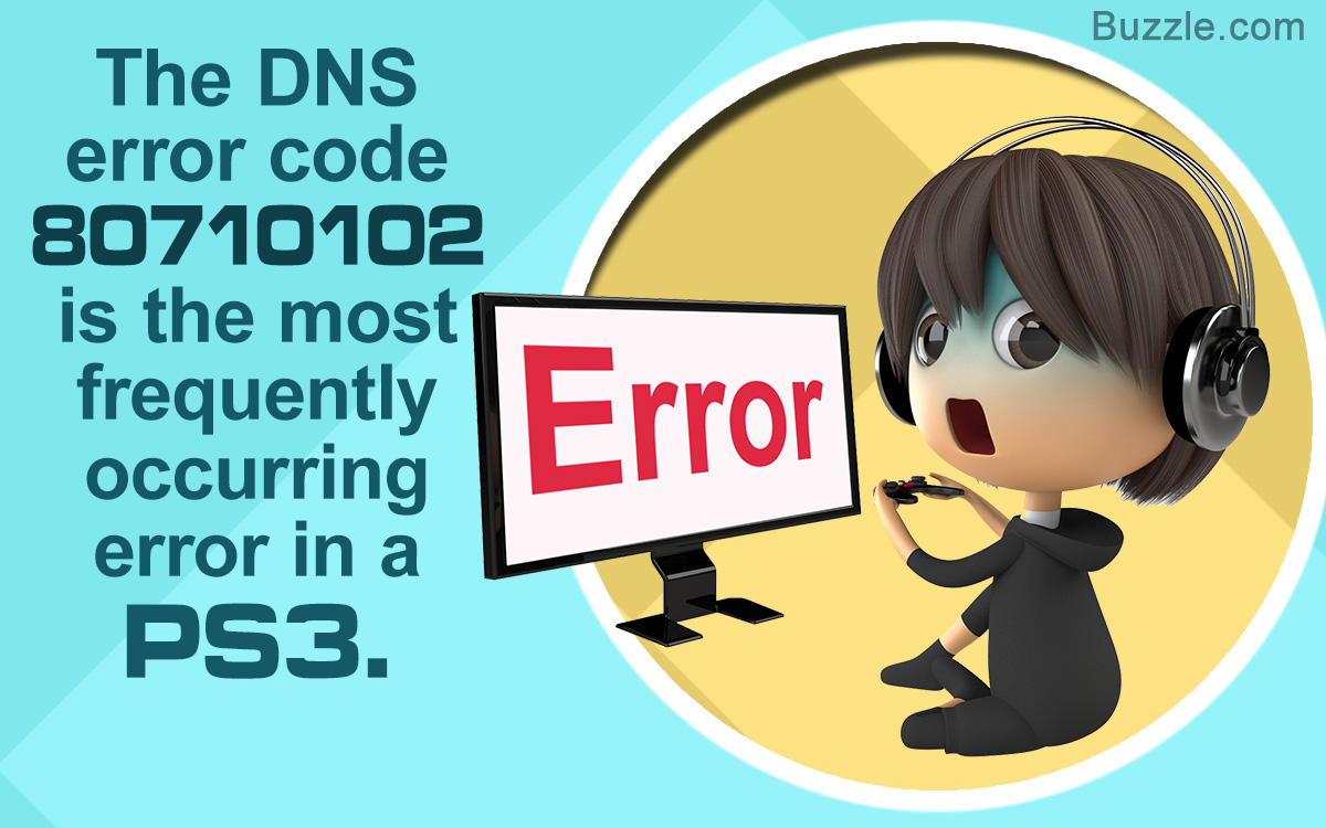 PS3 DNS 오류를 계획하는 방법(80710102)