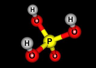 molecular structure of Phosphoric acid