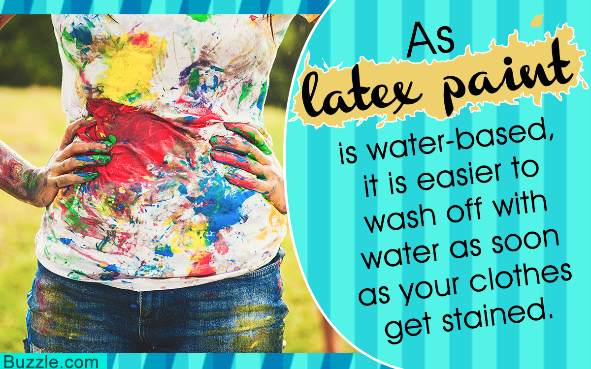 Removing Latex Paint from Clothes