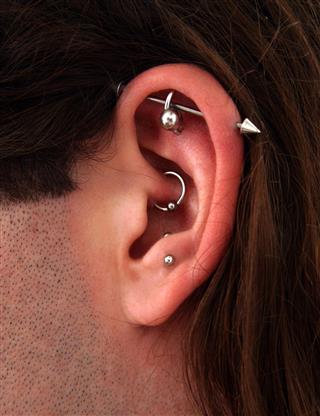 Ear Cartilage Piercing