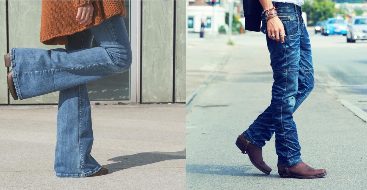difference between regular and straight fit jeans
