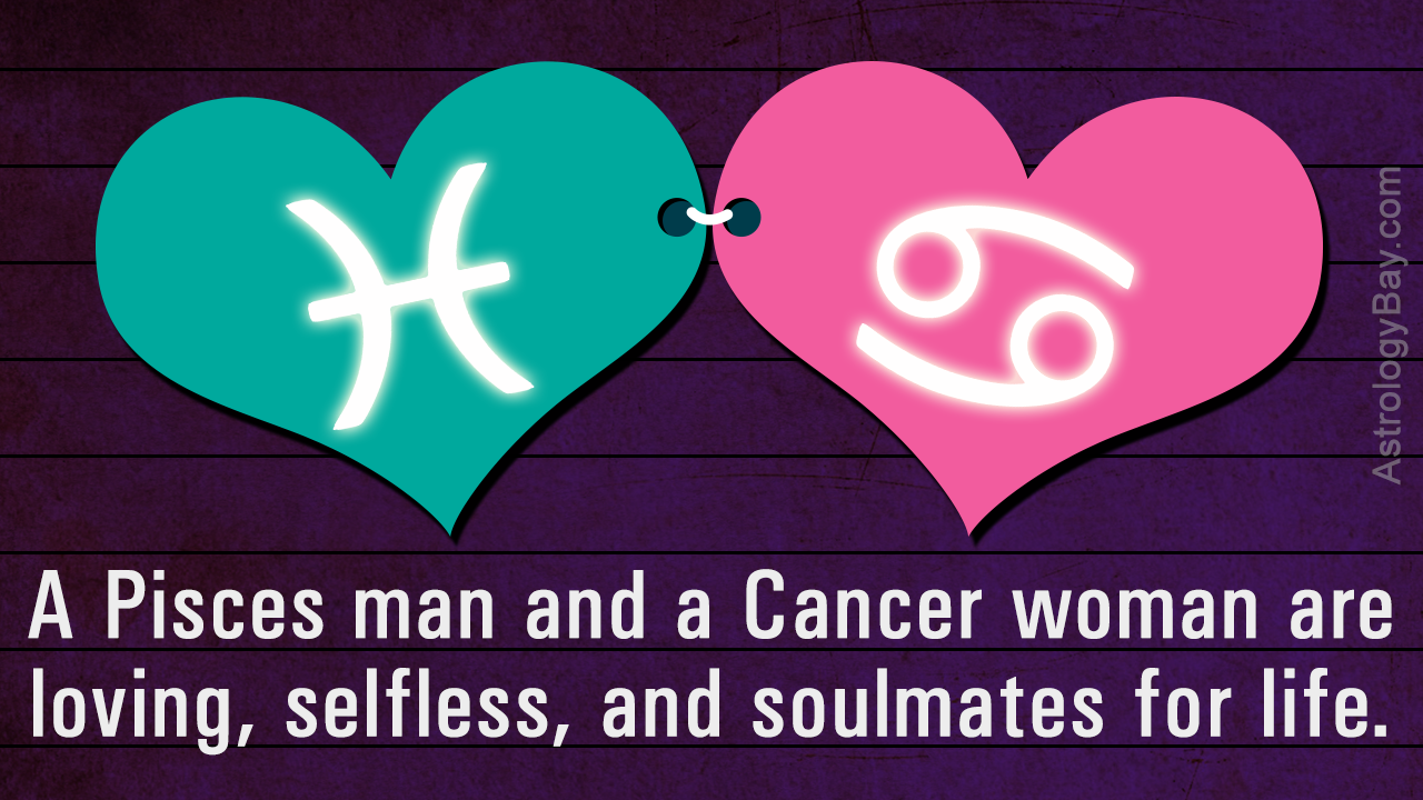 Cancer pisces male female Pisces Woman