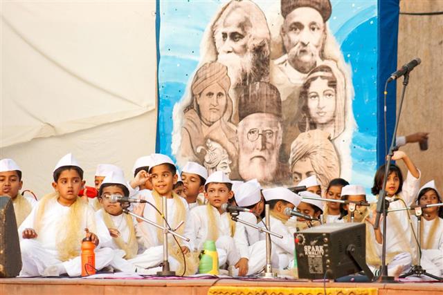 Children performing at a School Function