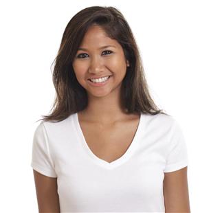 Young Woman Portrait in white shirt