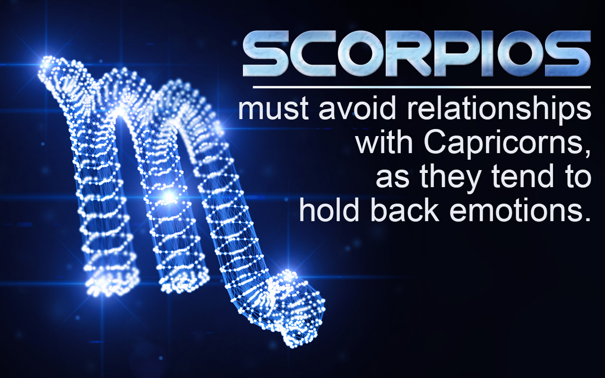 For worst scorpio matches Lucky And