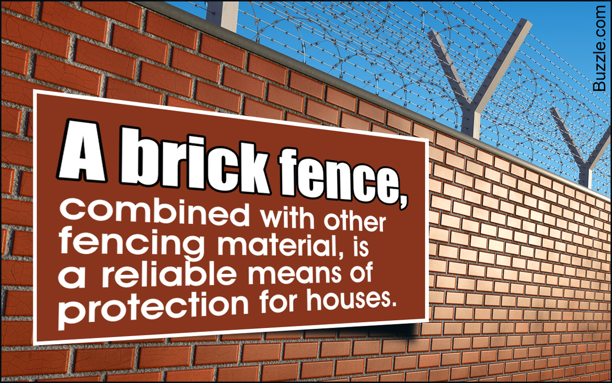 Brick Fence Designs
