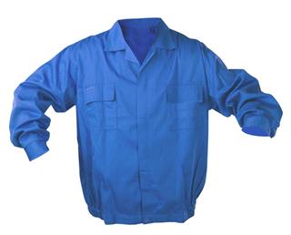 Blue protective clothing