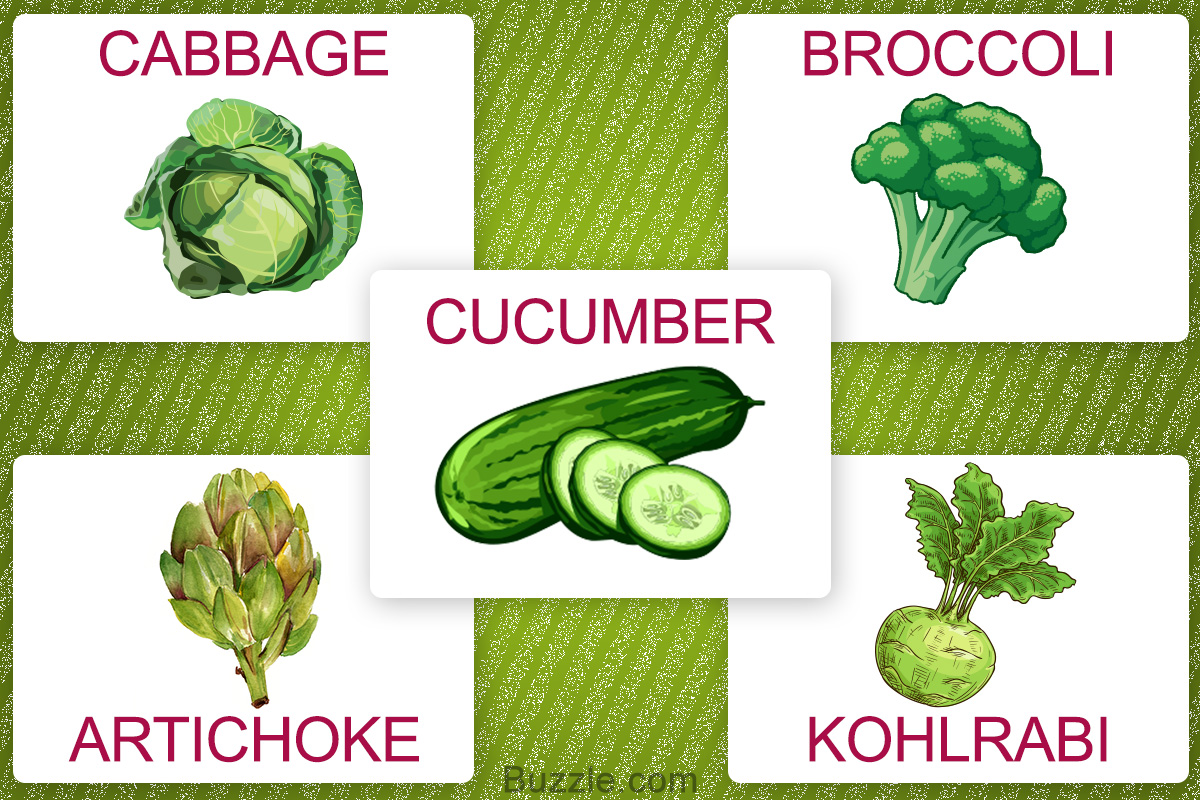 Green Vegetables List