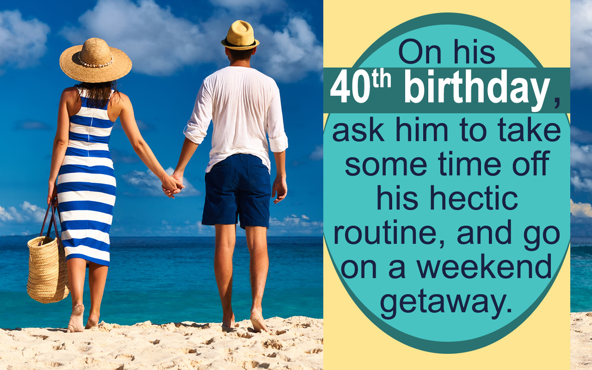 40th Birthday Ideas for Men