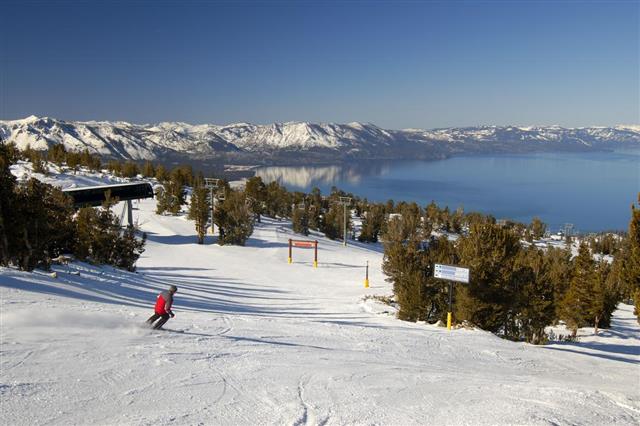 Skiing in Nevada