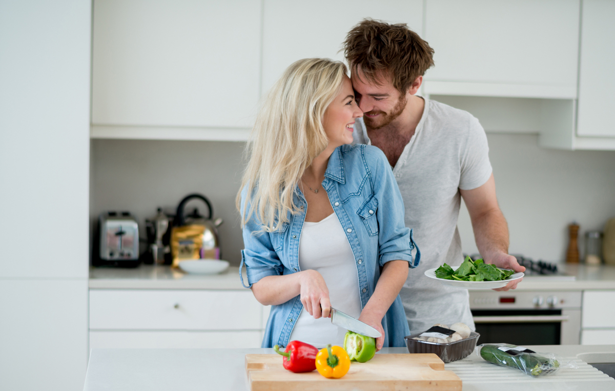 couple in kitchen Healthy Relationship