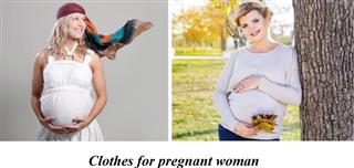 Maternity Portrait of Woman Wearing Scarf