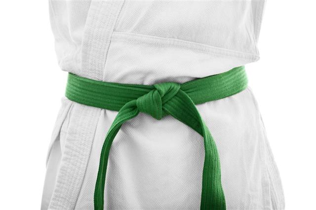 Green belt karate