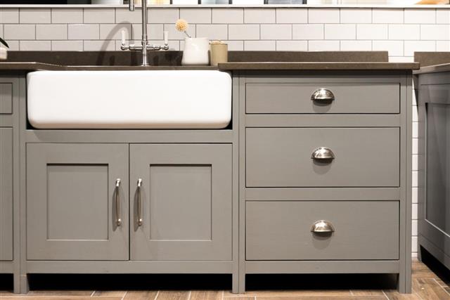 Gray Kitchen Sink