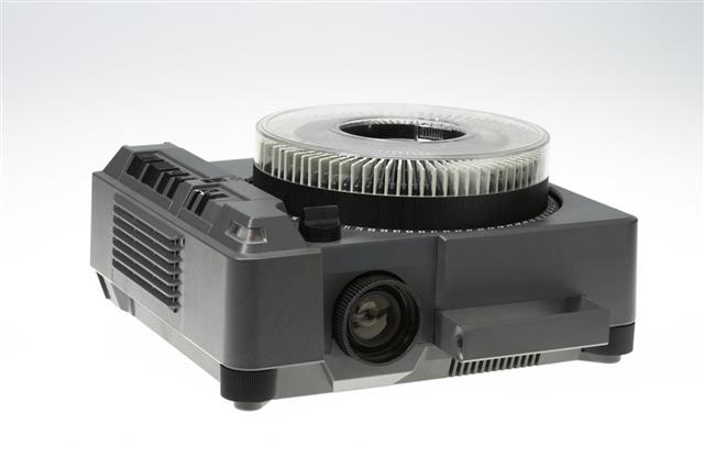 Slide Projector with Roundabout