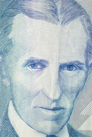 Nicola Tesla Inventor Portrait
