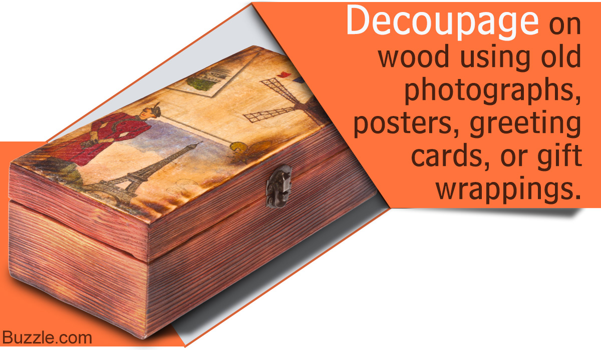 Decoupage on Wood