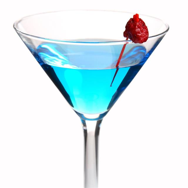 Blue Raspberry Martini