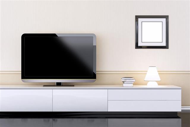 Modern Interior with TV