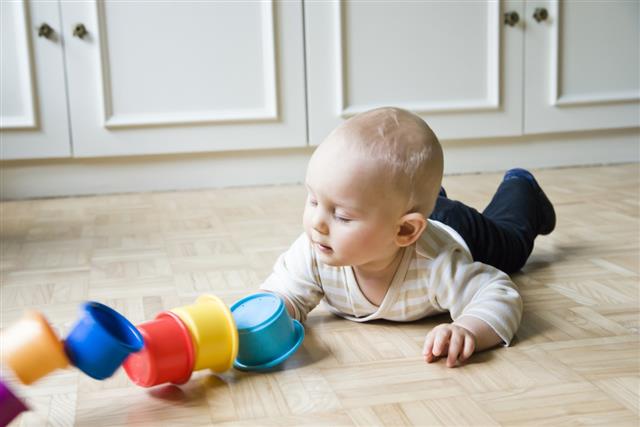 Baby Playing and Learning