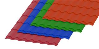 Corrugated slates sheets for roofing