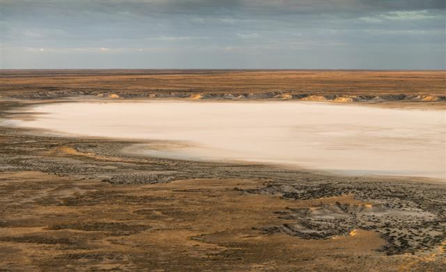 Aerial View of Lake Eyre