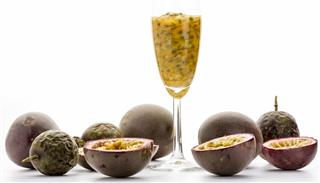 Passion Fruit Pulp In A Glass