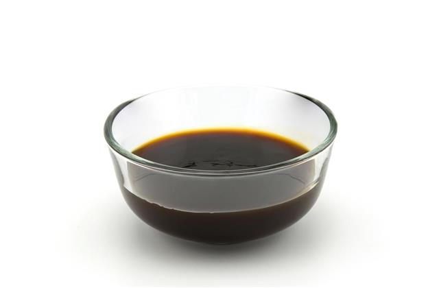 Oyster Sauce on White Background