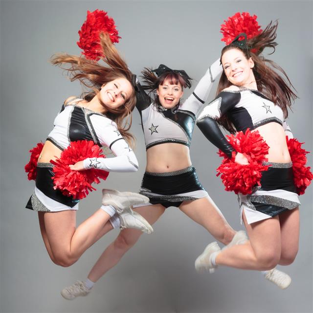 Cheerleader Cheering