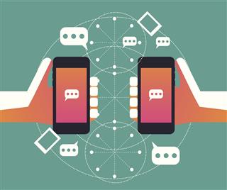 Social network, Communication on Smart phone
