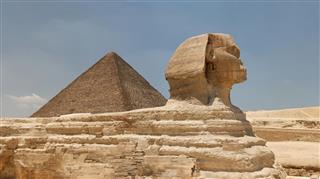 Sphinx and the Great pyramid