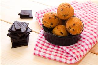 Mini chocolate muffins