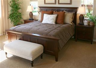Cherry Wood Furniture bed