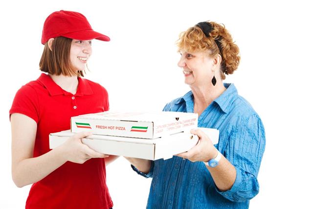 Pizza Delivery to Customer